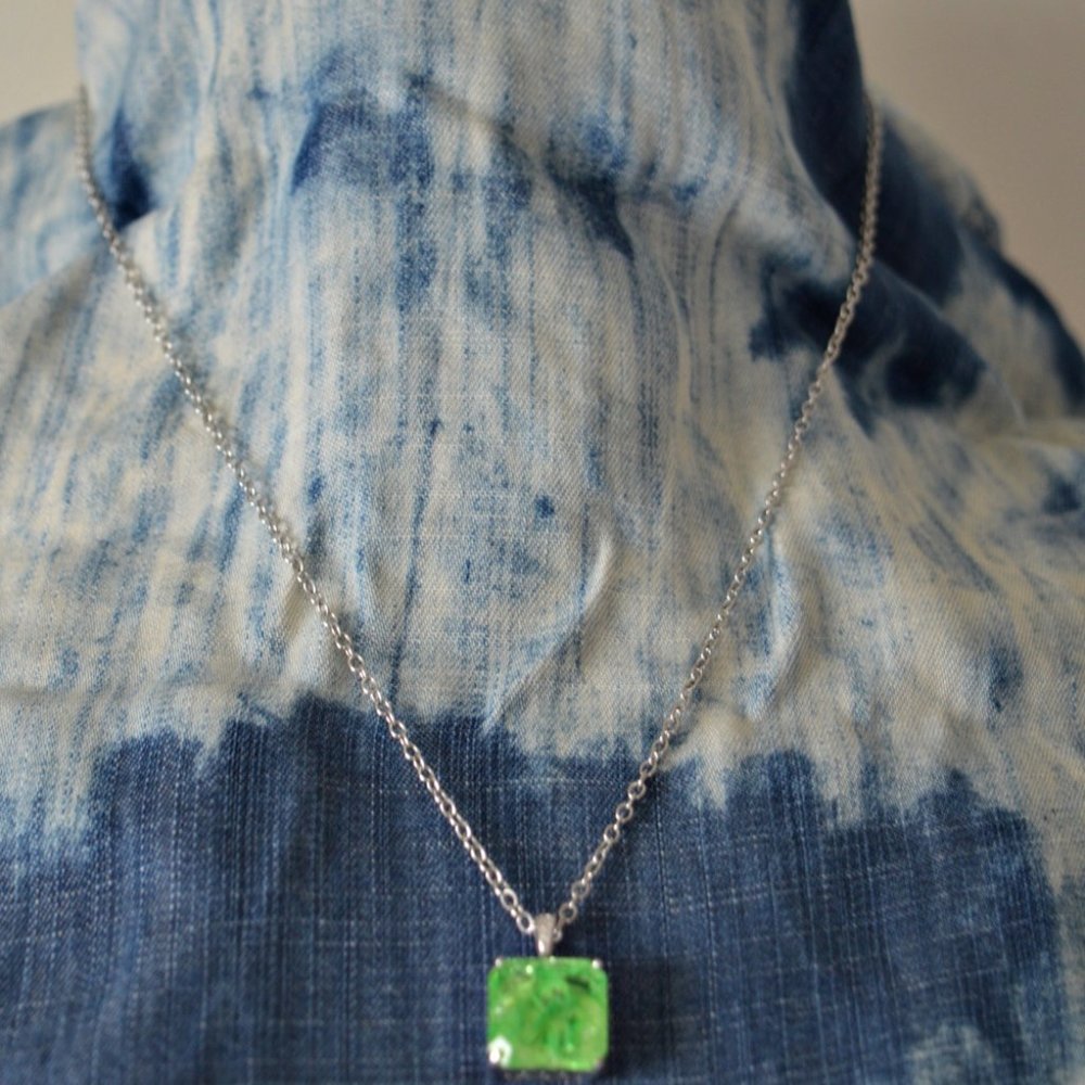 Emerald Square Shape Translucent 9.35 Carat 12mm … - image 2